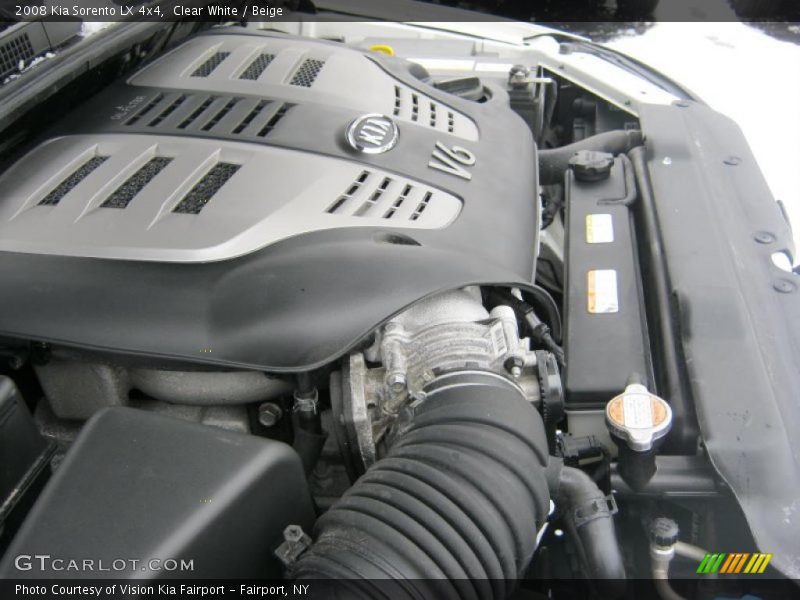 Clear White / Beige 2008 Kia Sorento LX 4x4