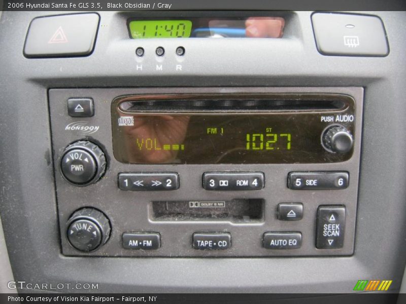 Controls of 2006 Santa Fe GLS 3.5