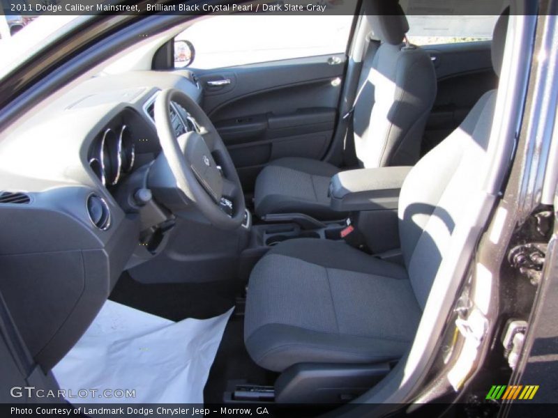 Brilliant Black Crystal Pearl / Dark Slate Gray 2011 Dodge Caliber Mainstreet