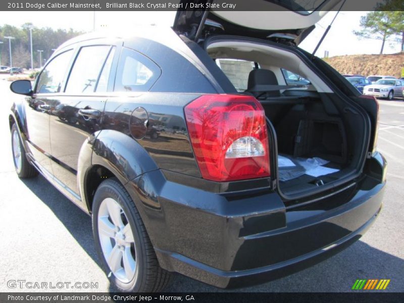 Brilliant Black Crystal Pearl / Dark Slate Gray 2011 Dodge Caliber Mainstreet