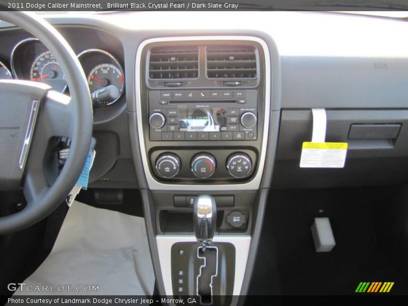 Brilliant Black Crystal Pearl / Dark Slate Gray 2011 Dodge Caliber Mainstreet