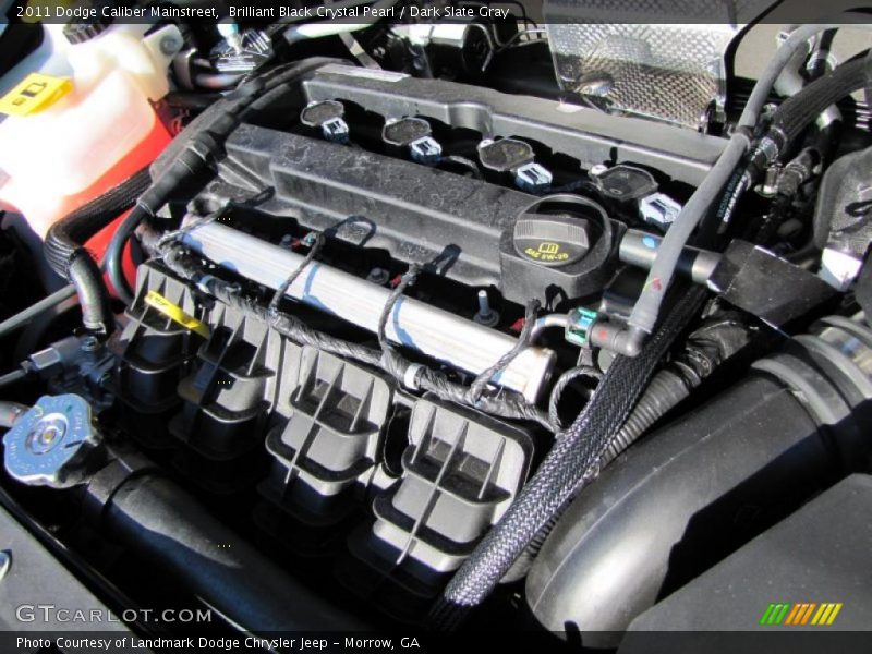 Brilliant Black Crystal Pearl / Dark Slate Gray 2011 Dodge Caliber Mainstreet