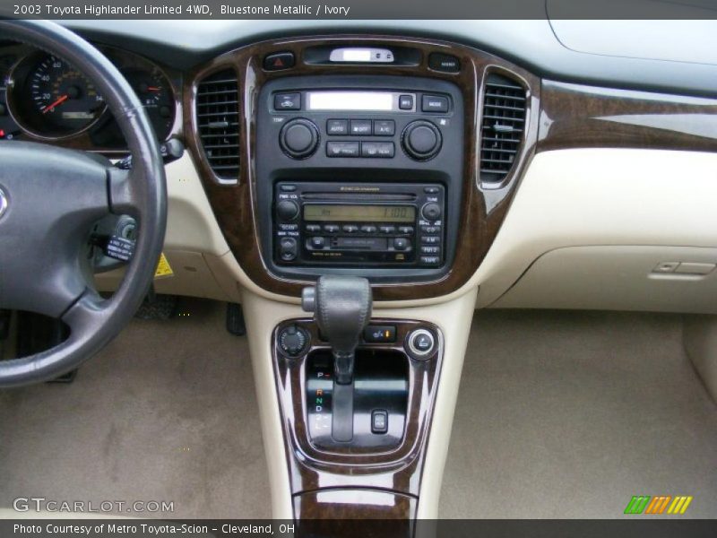 Bluestone Metallic / Ivory 2003 Toyota Highlander Limited 4WD
