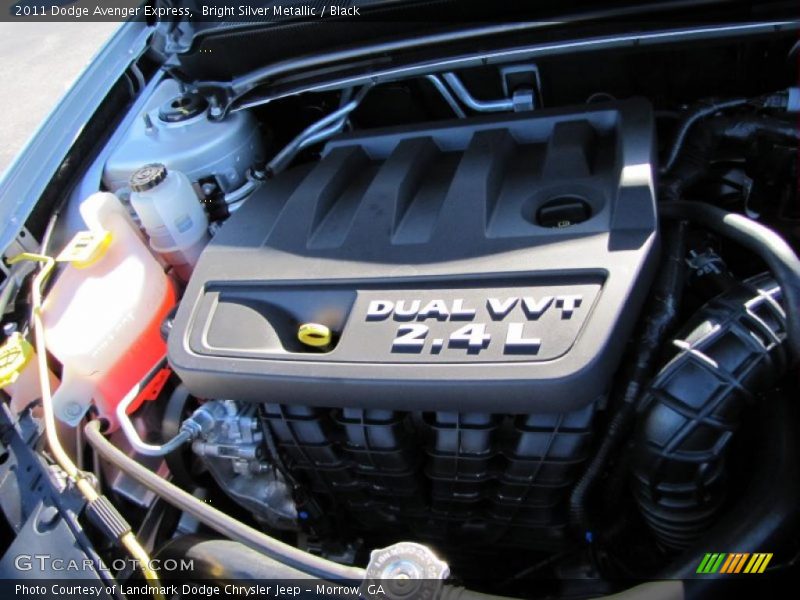 Bright Silver Metallic / Black 2011 Dodge Avenger Express