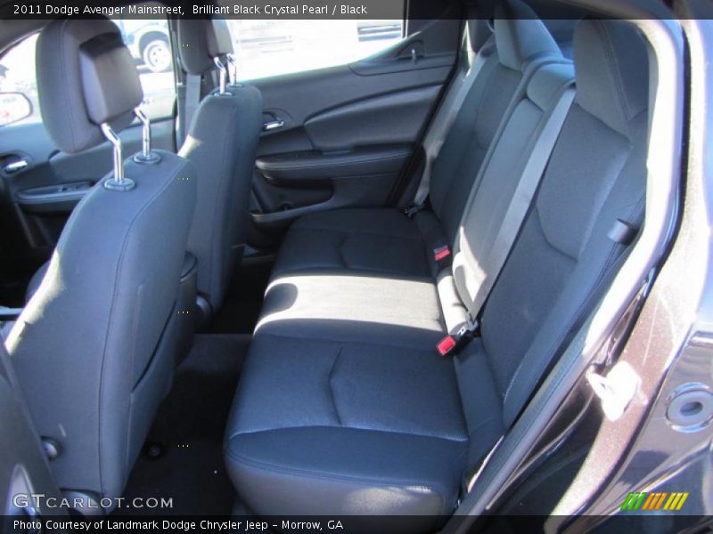 Brilliant Black Crystal Pearl / Black 2011 Dodge Avenger Mainstreet