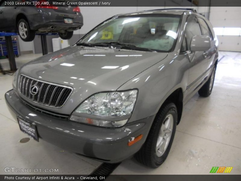 Mineral Green Opalescent / Ivory 2003 Lexus RX 300 AWD