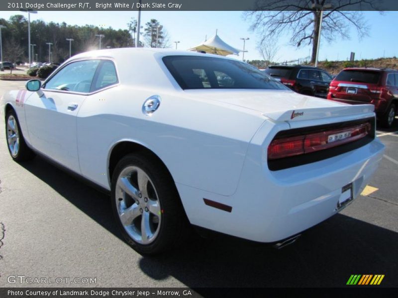 Bright White / Dark Slate Gray 2011 Dodge Challenger R/T