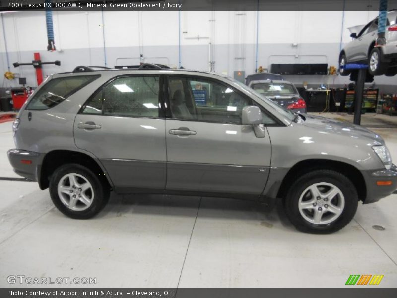 Mineral Green Opalescent / Ivory 2003 Lexus RX 300 AWD