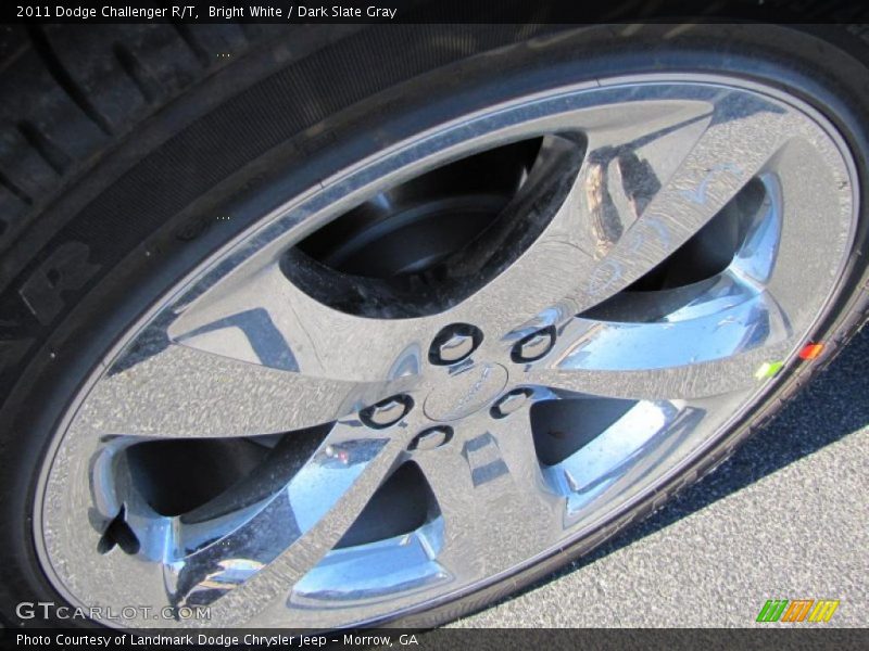 Bright White / Dark Slate Gray 2011 Dodge Challenger R/T