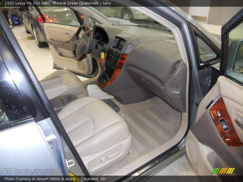 Mineral Green Opalescent / Ivory 2003 Lexus RX 300 AWD