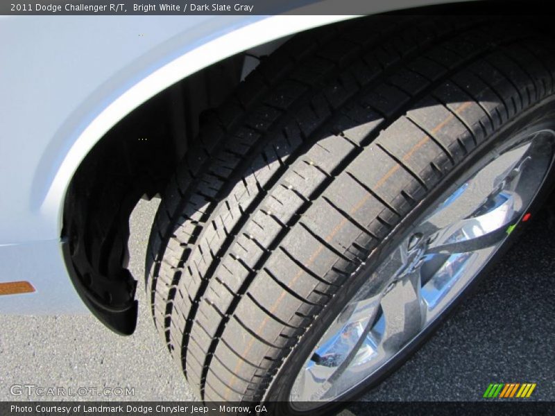 Bright White / Dark Slate Gray 2011 Dodge Challenger R/T