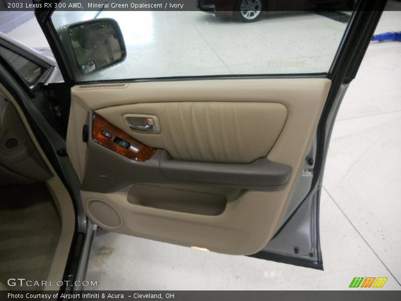 Mineral Green Opalescent / Ivory 2003 Lexus RX 300 AWD