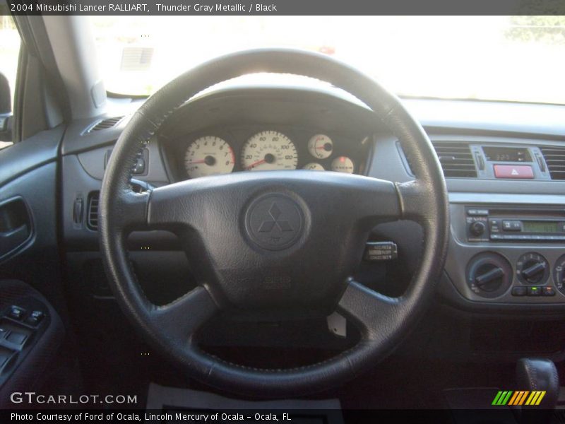 Thunder Gray Metallic / Black 2004 Mitsubishi Lancer RALLIART