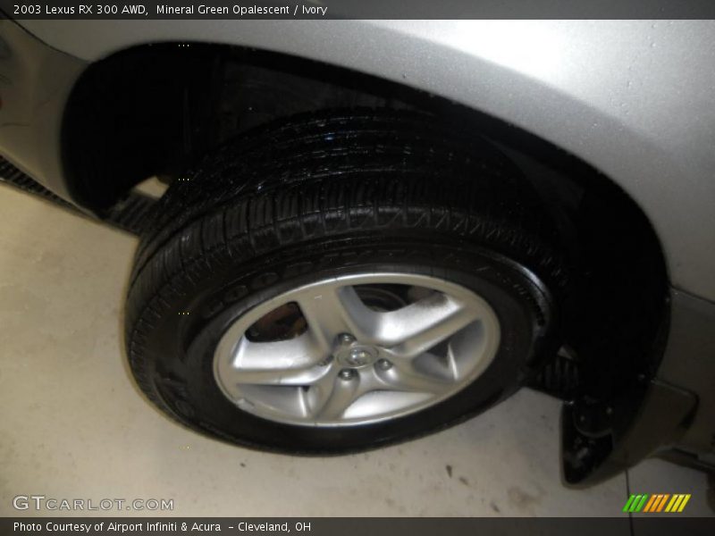 Mineral Green Opalescent / Ivory 2003 Lexus RX 300 AWD