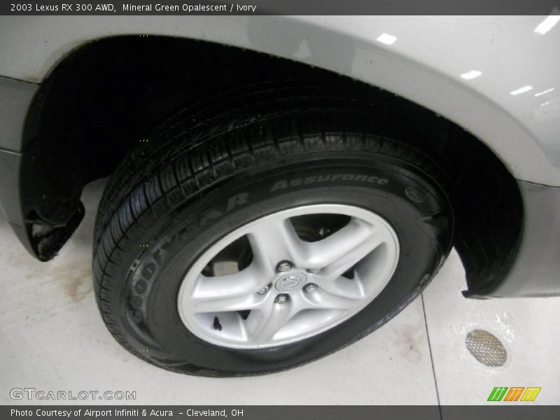 Mineral Green Opalescent / Ivory 2003 Lexus RX 300 AWD