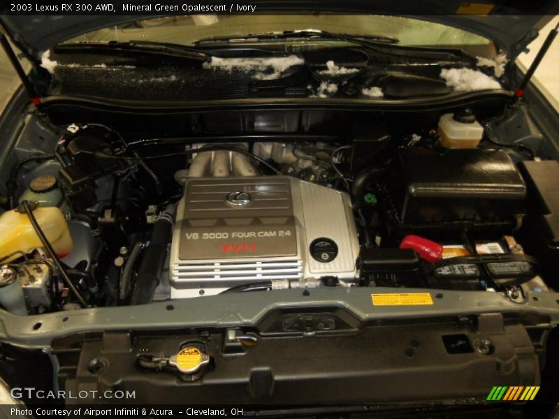 Mineral Green Opalescent / Ivory 2003 Lexus RX 300 AWD