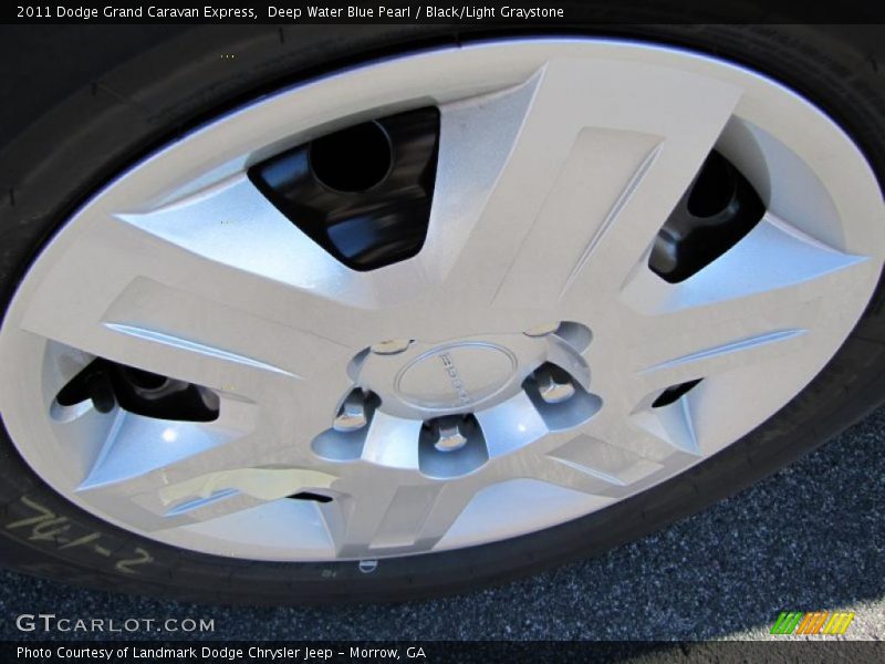 Deep Water Blue Pearl / Black/Light Graystone 2011 Dodge Grand Caravan Express