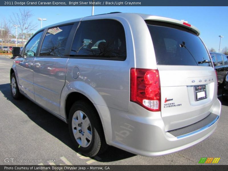 Bright Silver Metallic / Black/Light Graystone 2011 Dodge Grand Caravan Express