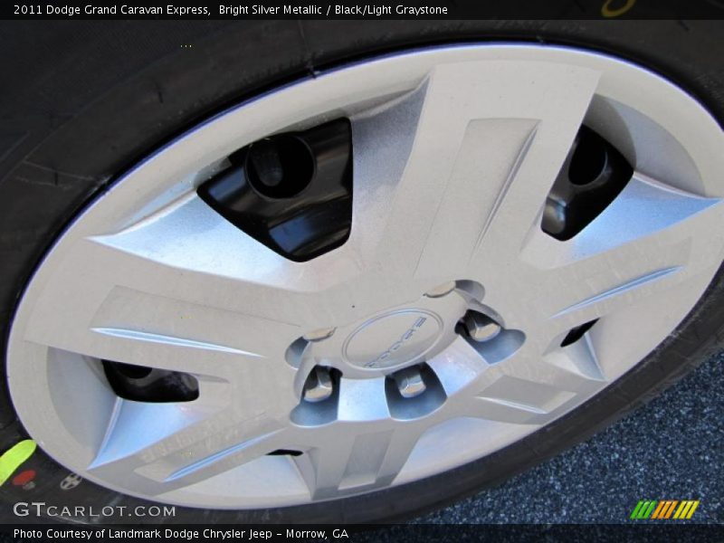 Bright Silver Metallic / Black/Light Graystone 2011 Dodge Grand Caravan Express