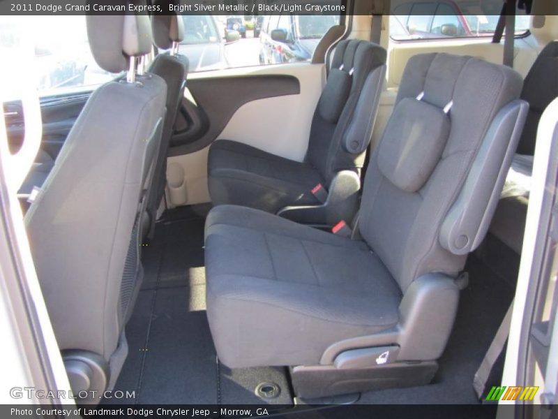 Bright Silver Metallic / Black/Light Graystone 2011 Dodge Grand Caravan Express