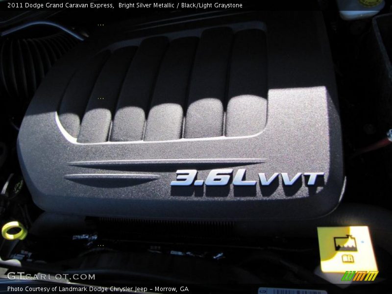 Bright Silver Metallic / Black/Light Graystone 2011 Dodge Grand Caravan Express