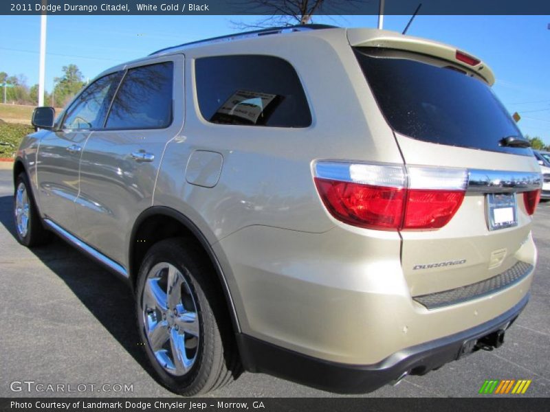 White Gold / Black 2011 Dodge Durango Citadel