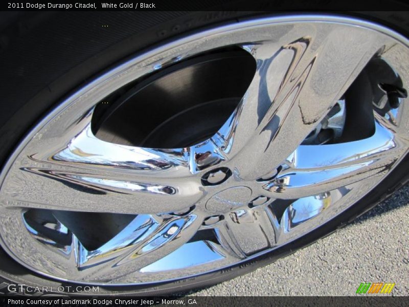 White Gold / Black 2011 Dodge Durango Citadel