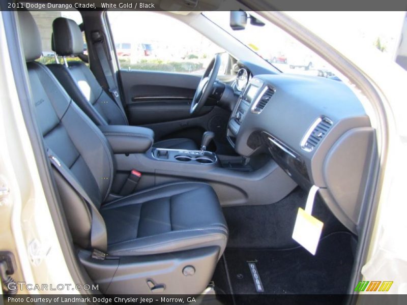 White Gold / Black 2011 Dodge Durango Citadel
