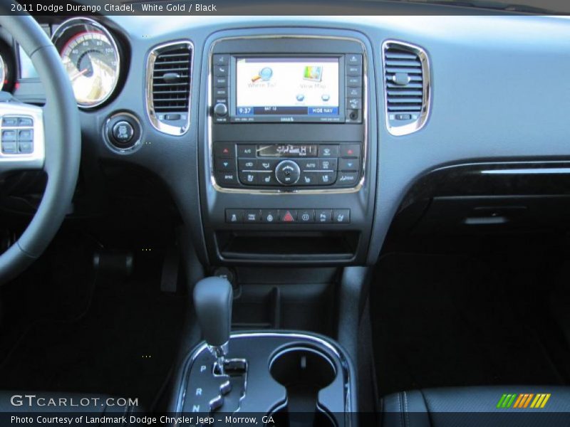 White Gold / Black 2011 Dodge Durango Citadel