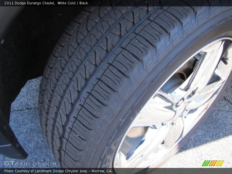 White Gold / Black 2011 Dodge Durango Citadel