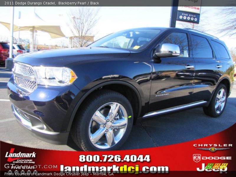 Blackberry Pearl / Black 2011 Dodge Durango Citadel