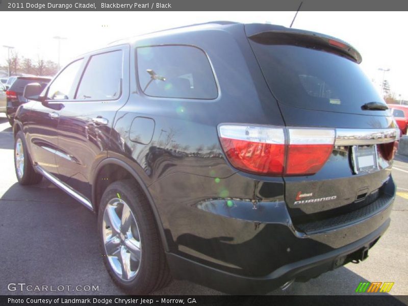 Blackberry Pearl / Black 2011 Dodge Durango Citadel