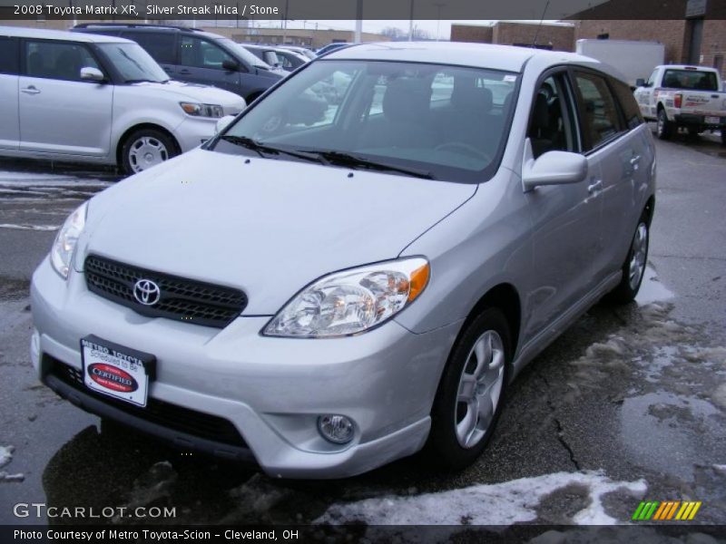 Silver Streak Mica / Stone 2008 Toyota Matrix XR