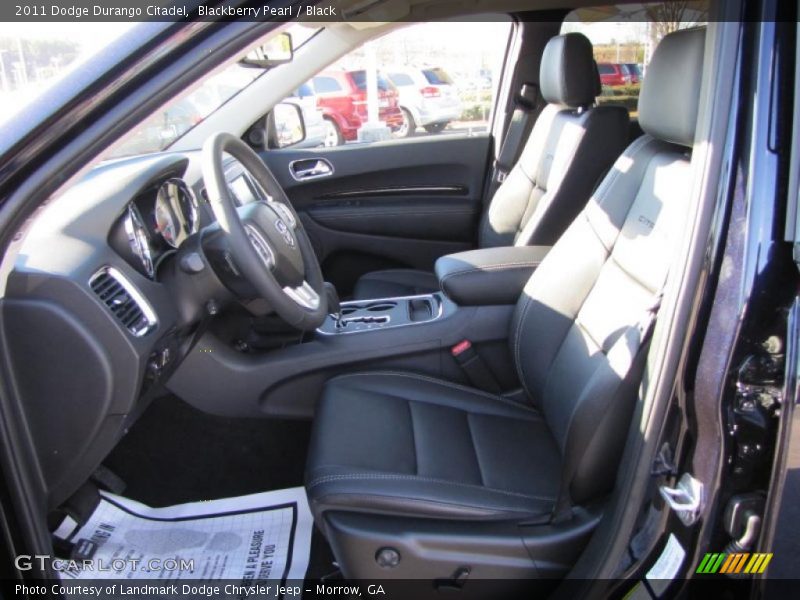 2011 Durango Citadel Black Interior