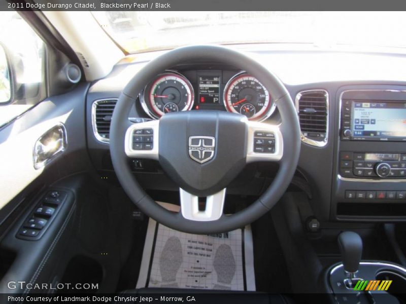 Blackberry Pearl / Black 2011 Dodge Durango Citadel
