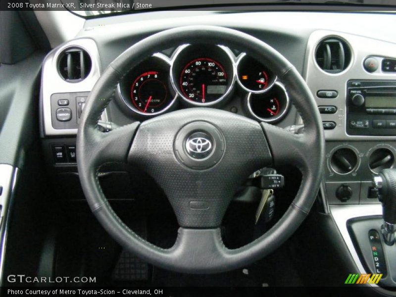 Silver Streak Mica / Stone 2008 Toyota Matrix XR