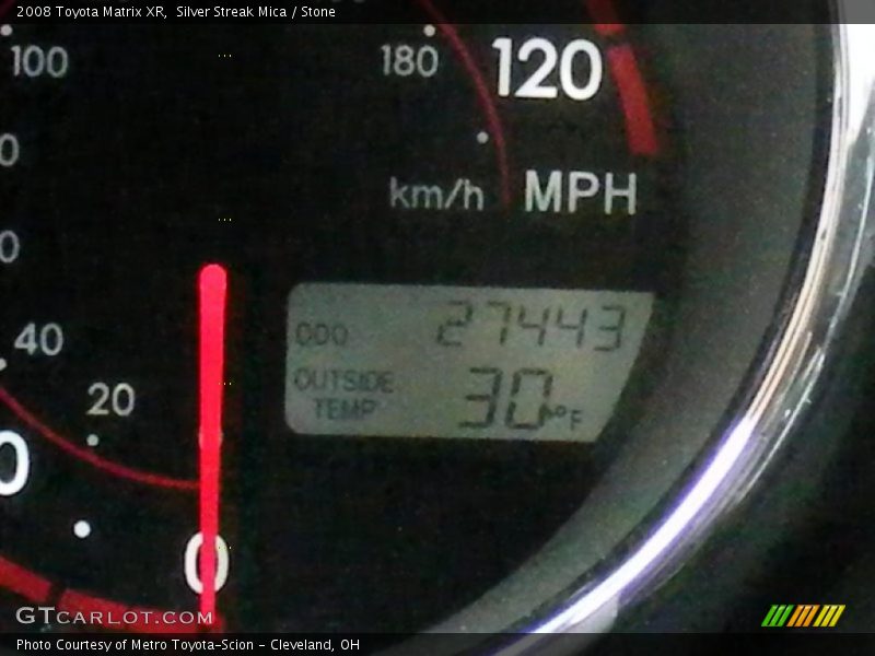 Silver Streak Mica / Stone 2008 Toyota Matrix XR