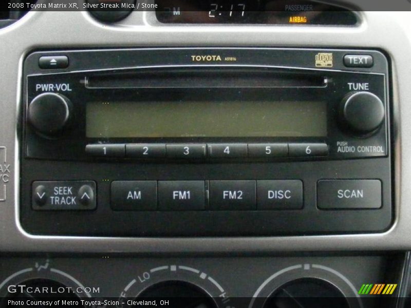 Silver Streak Mica / Stone 2008 Toyota Matrix XR