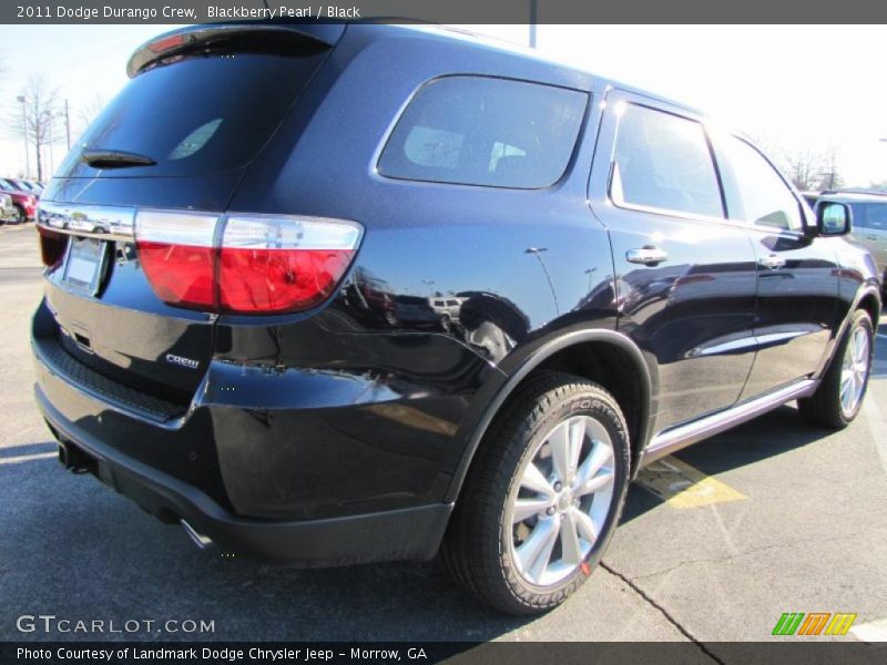 Blackberry Pearl / Black 2011 Dodge Durango Crew