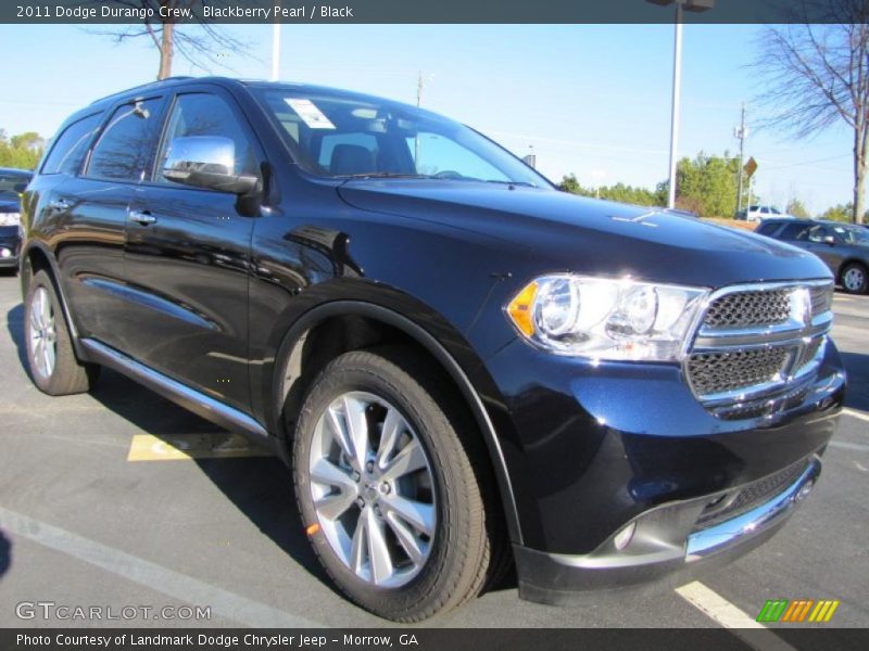 Front 3/4 View of 2011 Durango Crew