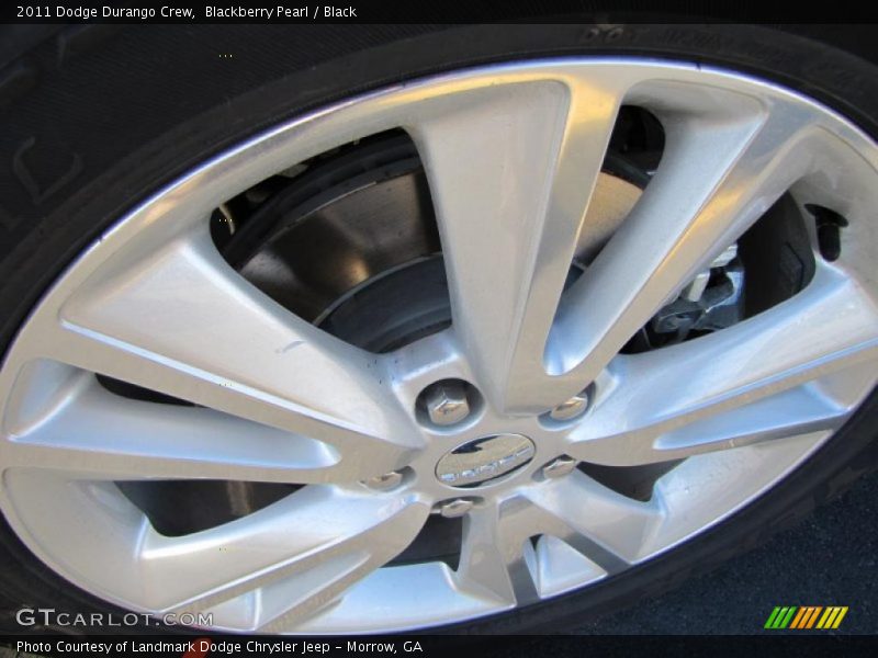 Blackberry Pearl / Black 2011 Dodge Durango Crew