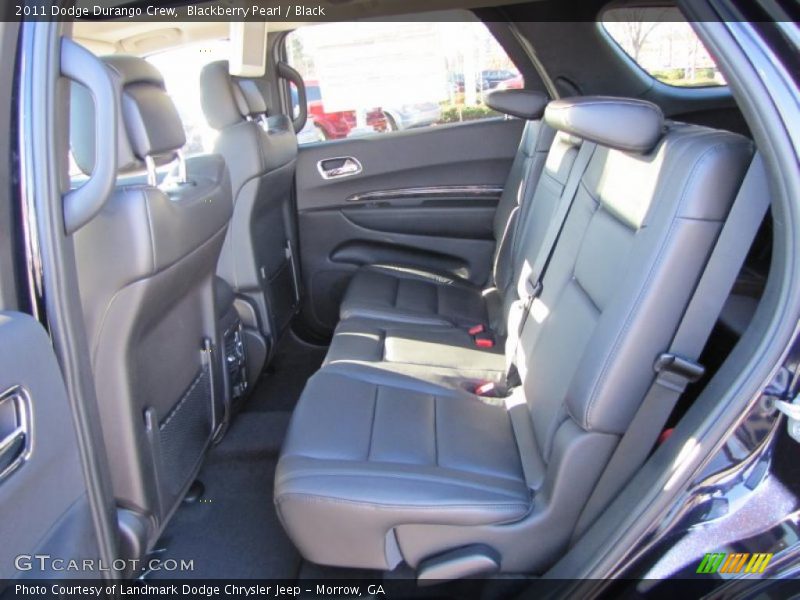 Blackberry Pearl / Black 2011 Dodge Durango Crew