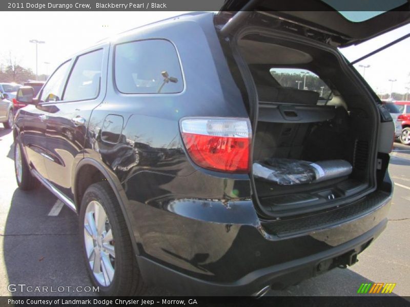 Blackberry Pearl / Black 2011 Dodge Durango Crew