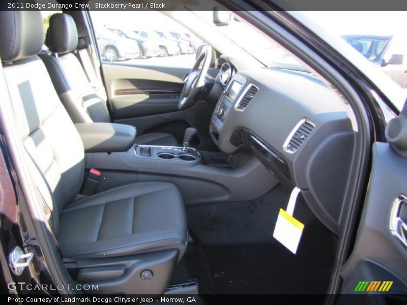 Blackberry Pearl / Black 2011 Dodge Durango Crew