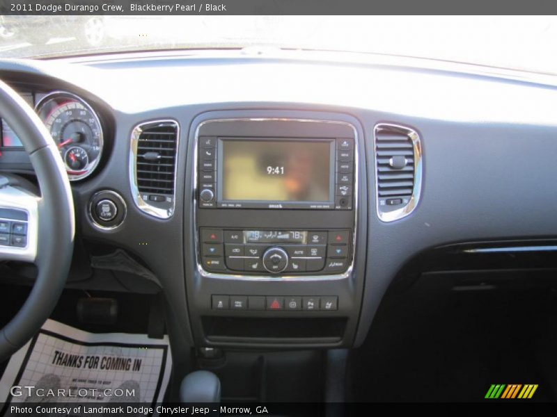 Blackberry Pearl / Black 2011 Dodge Durango Crew