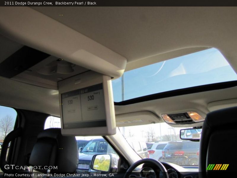 Blackberry Pearl / Black 2011 Dodge Durango Crew