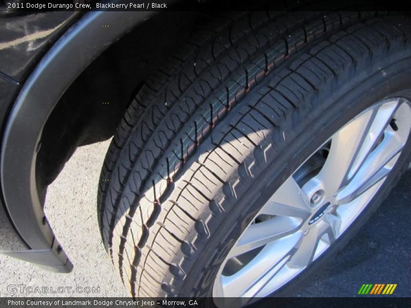 Blackberry Pearl / Black 2011 Dodge Durango Crew