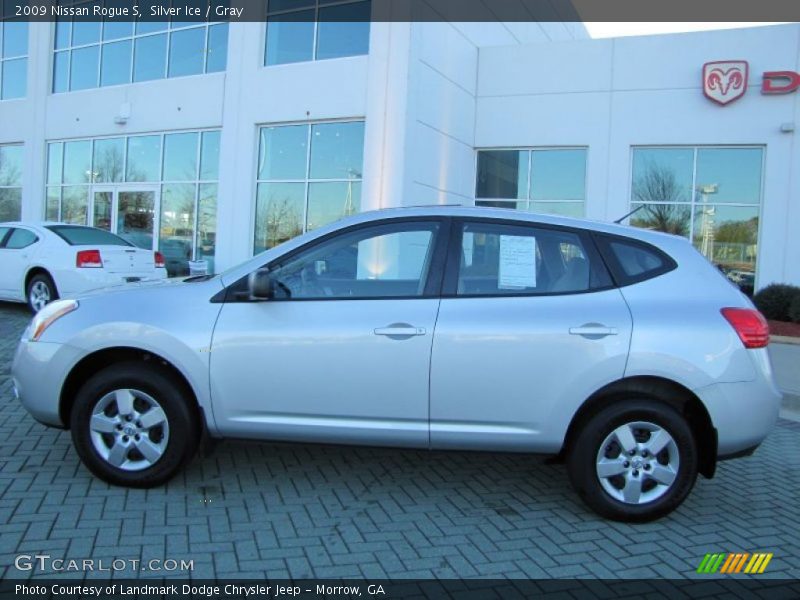 Silver Ice / Gray 2009 Nissan Rogue S