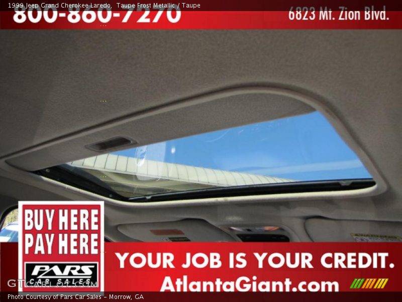 Taupe Frost Metallic / Taupe 1999 Jeep Grand Cherokee Laredo