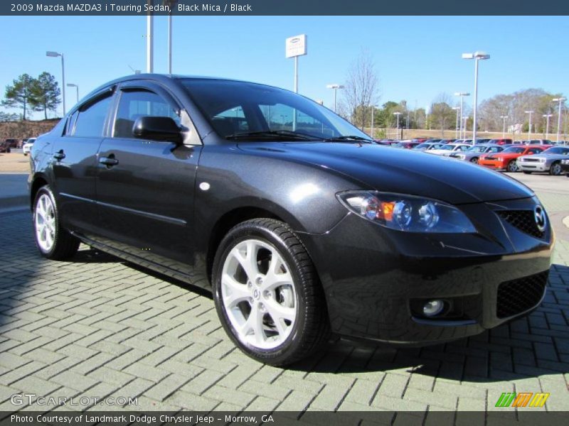 Black Mica / Black 2009 Mazda MAZDA3 i Touring Sedan